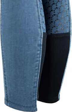Best Poppy Kids Denim Silicone Full Seat Breeches Kids Jodhpurs & Breeches