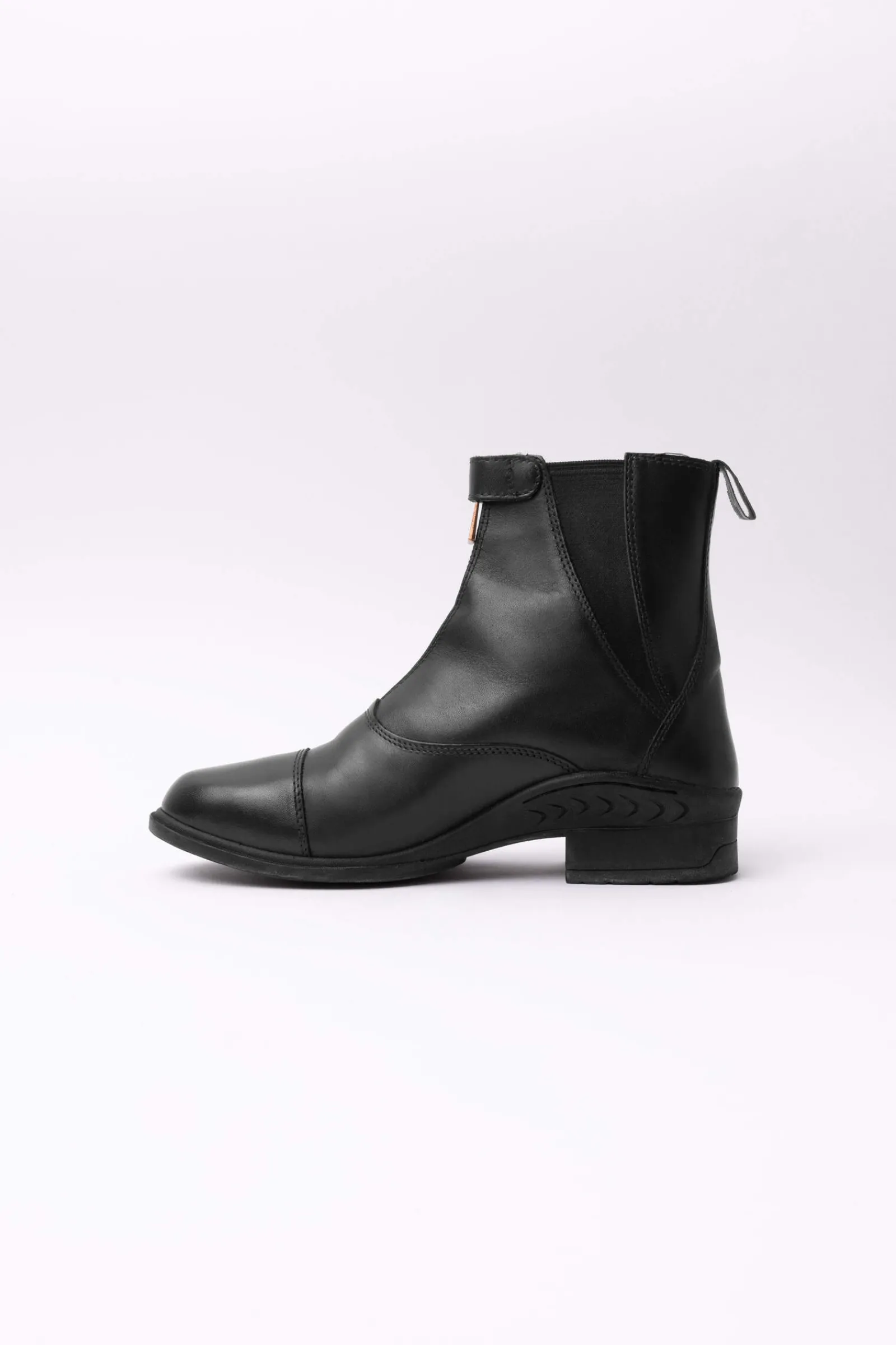 Hot Rose Leather Jodphur Boots with Front Zipper Jodhpur Boots