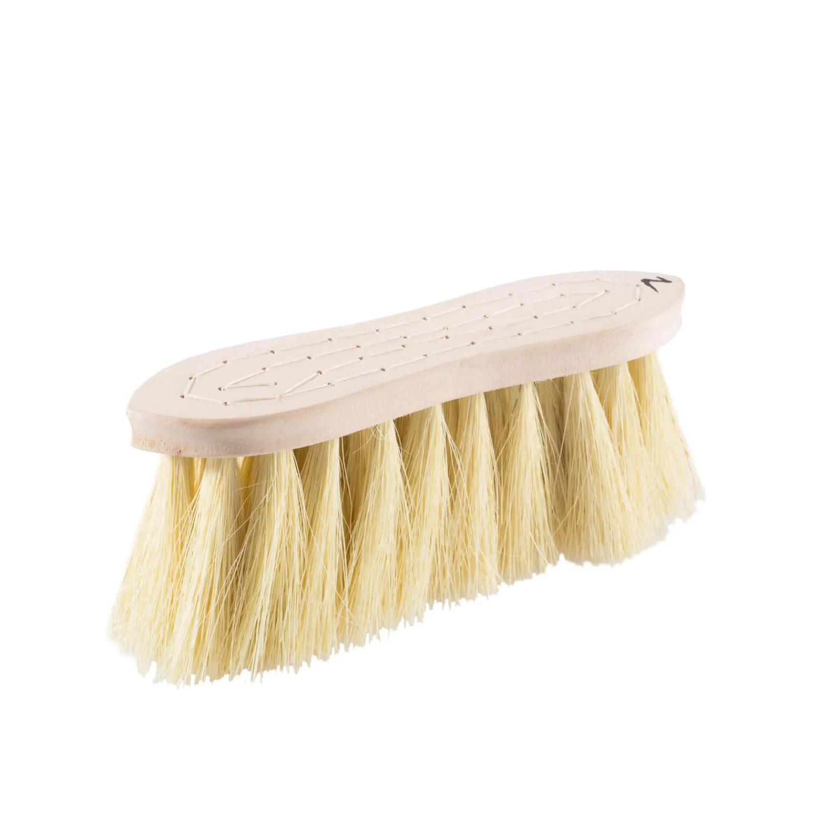 Best Wood Back Firm Brush w/natural bristles, 8cm Brushes & Curry Combs