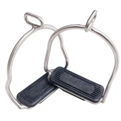 Discount Stirrups, brushed steel Stirrups