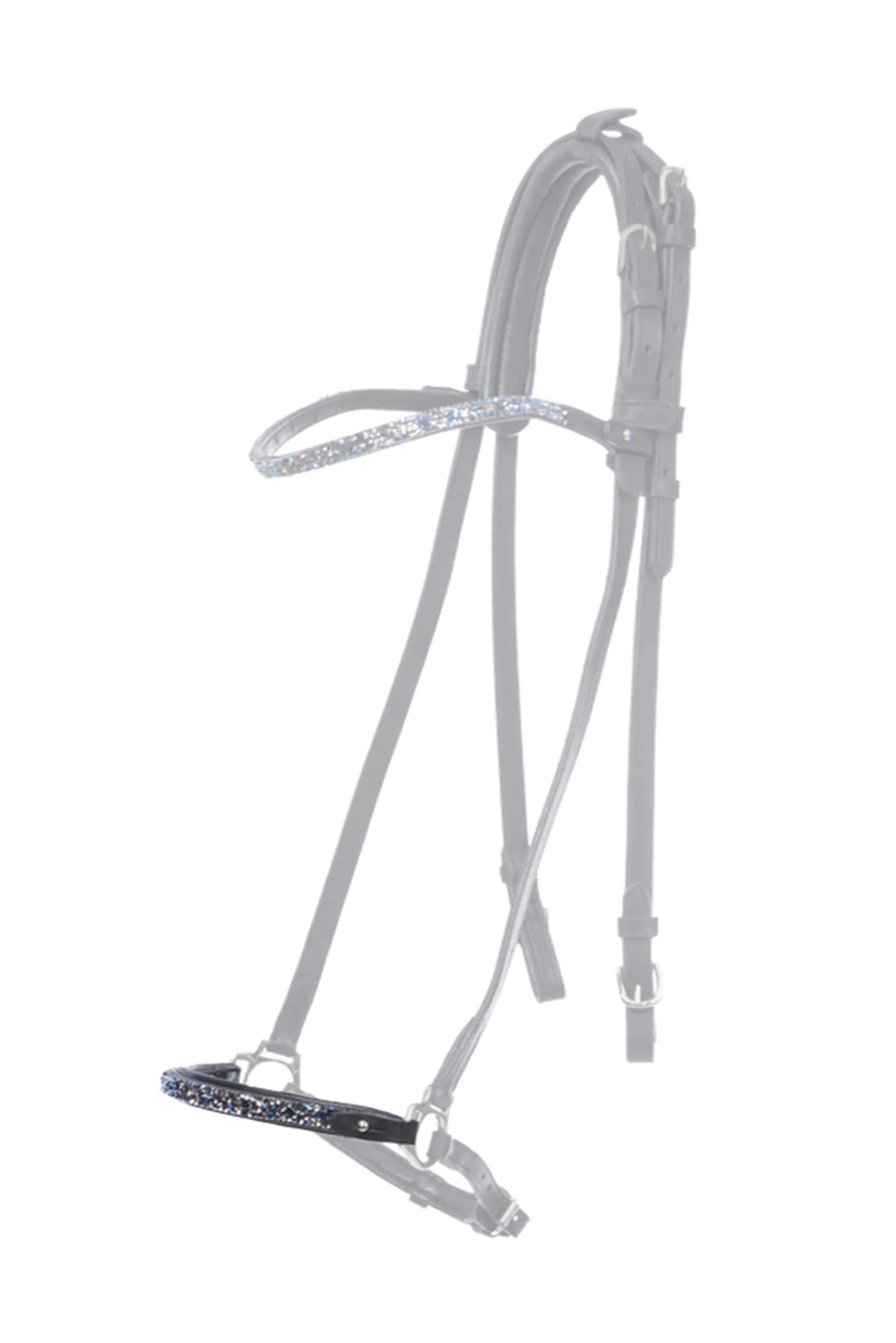 Discount Blár Dropped Noseband Piece for Kjartan Icelandic Bridle Bridles & Nosebands