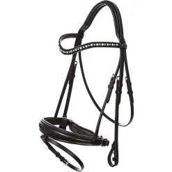 Discount Bridle Mia, crank noseband w/ flash Pony Bridles & Halters|Bridles & Nosebands