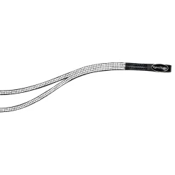 Online Browband Duo Slim, two split arches w/ grey rhinestones Browbands
