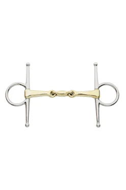 Fashion Full cheek bit, double jointed KavalBits, 145mm Full Cheek Snaffles