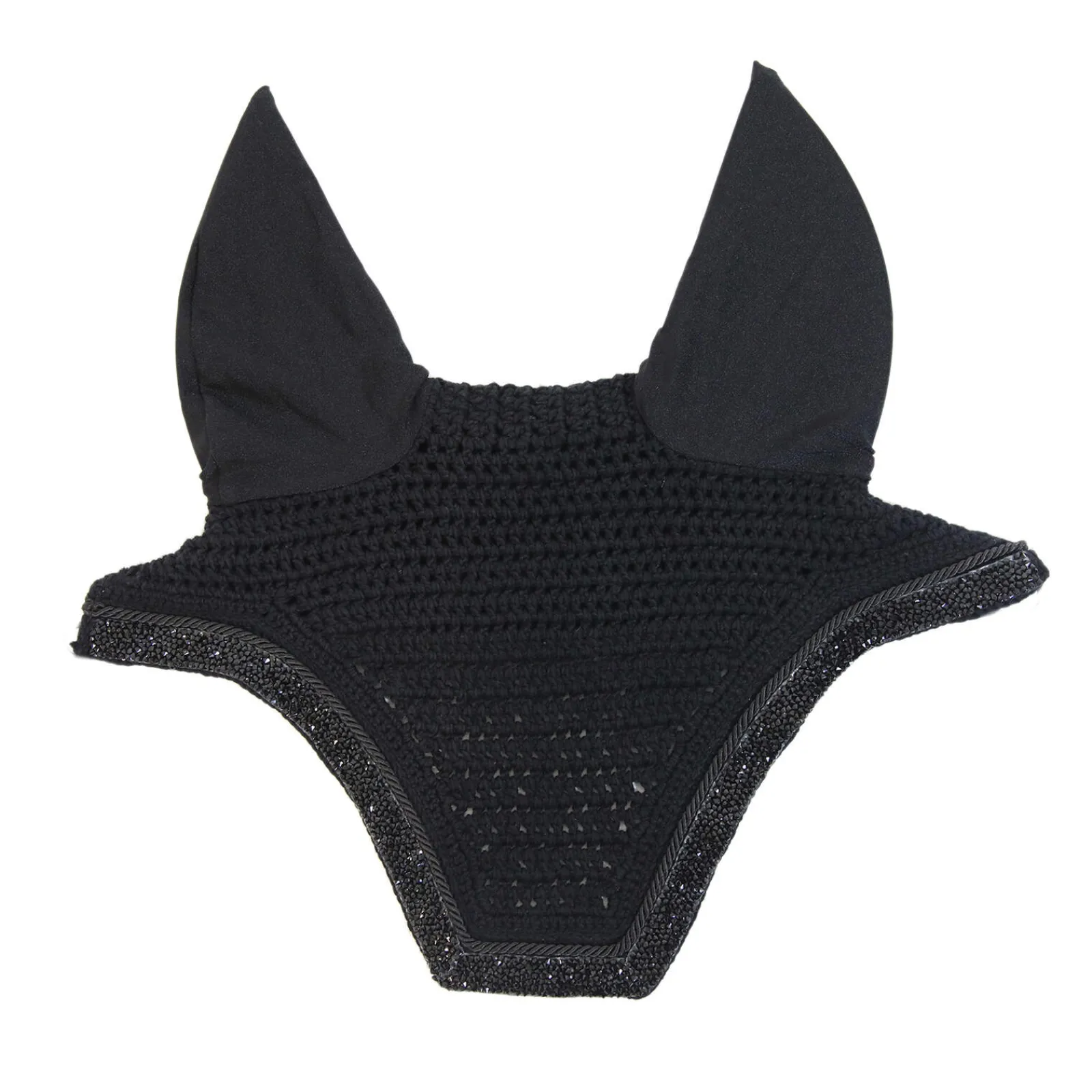 Hot Horsewear Fly Veil Wellington Glitter Stone Ear Bonnets & Fly Veils|Ear Bonnets & Fly Veils