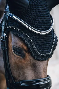 Best Horsewear Fly Veil Wellington Stone & Pearl Soundless Ear Bonnets & Fly Veils|Ear Bonnets & Fly Veils