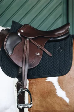 Discount Horsewear Saddle Pad fishbone show jumping Pony Saddle Pads|All Purpose & Jumping Saddle Pads