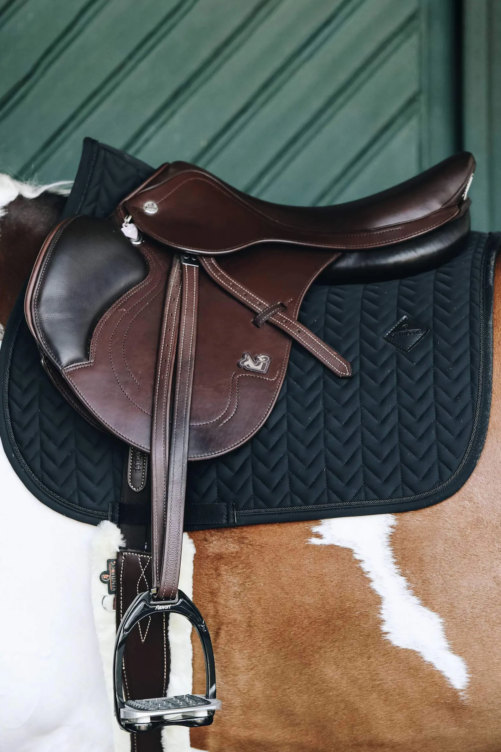 Discount Horsewear Saddle Pad fishbone show jumping Pony Saddle Pads|All Purpose & Jumping Saddle Pads