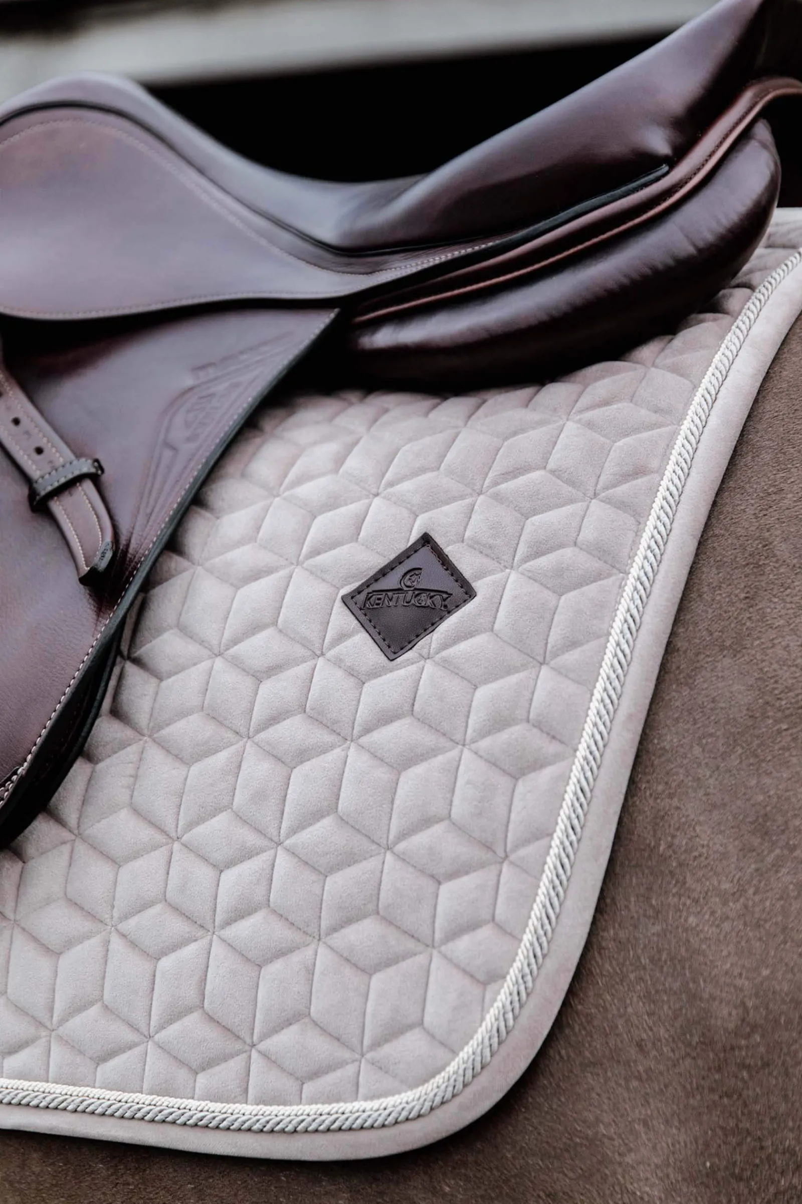 Sale Horsewear Velvet Basic Jumping Saddle Pad Pony Saddle Pads|All Purpose & Jumping Saddle Pads