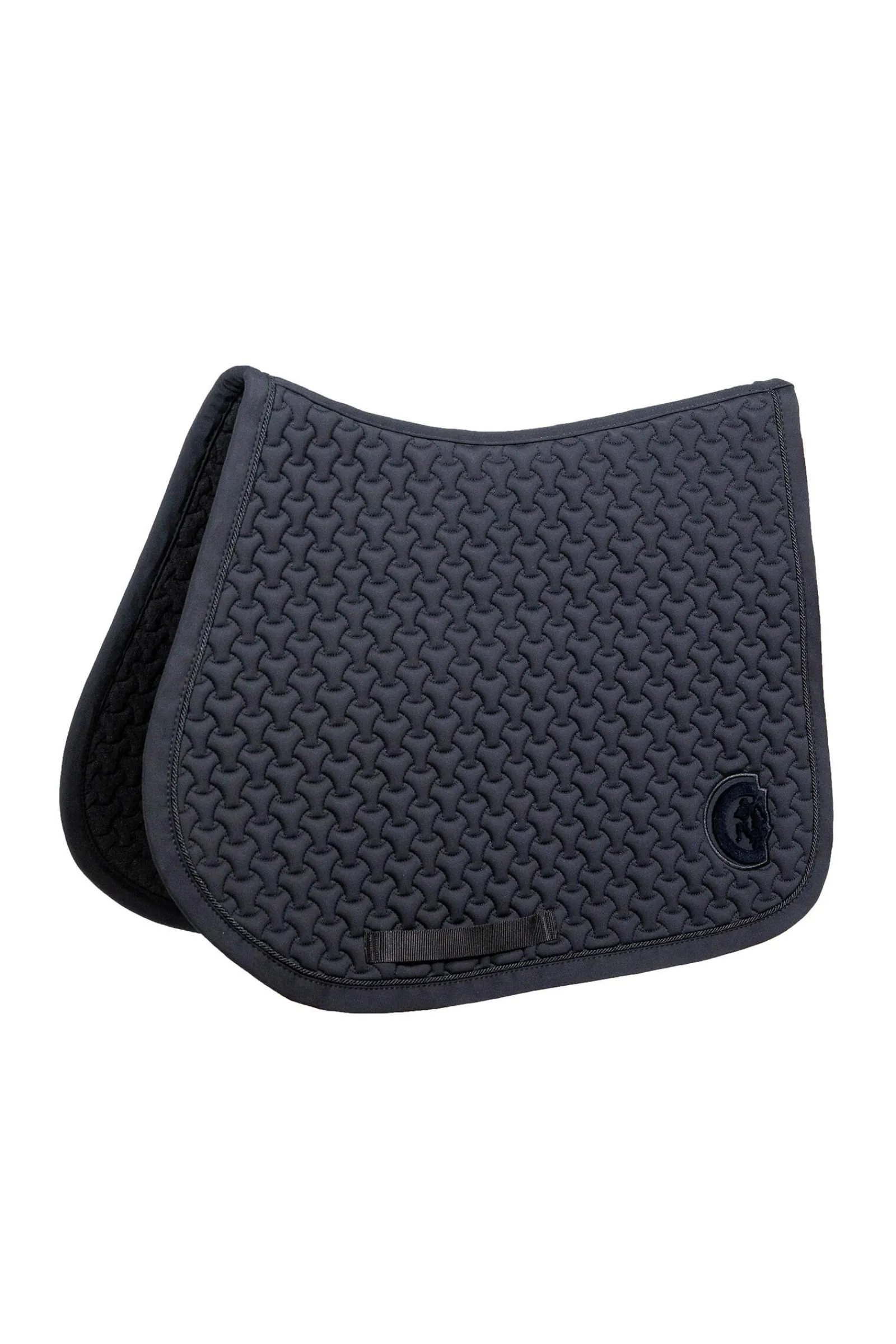 Clearance Saddle Pad Plaited 3D Logo Show Jumping Pony Saddle Pads|All Purpose & Jumping Saddle Pads