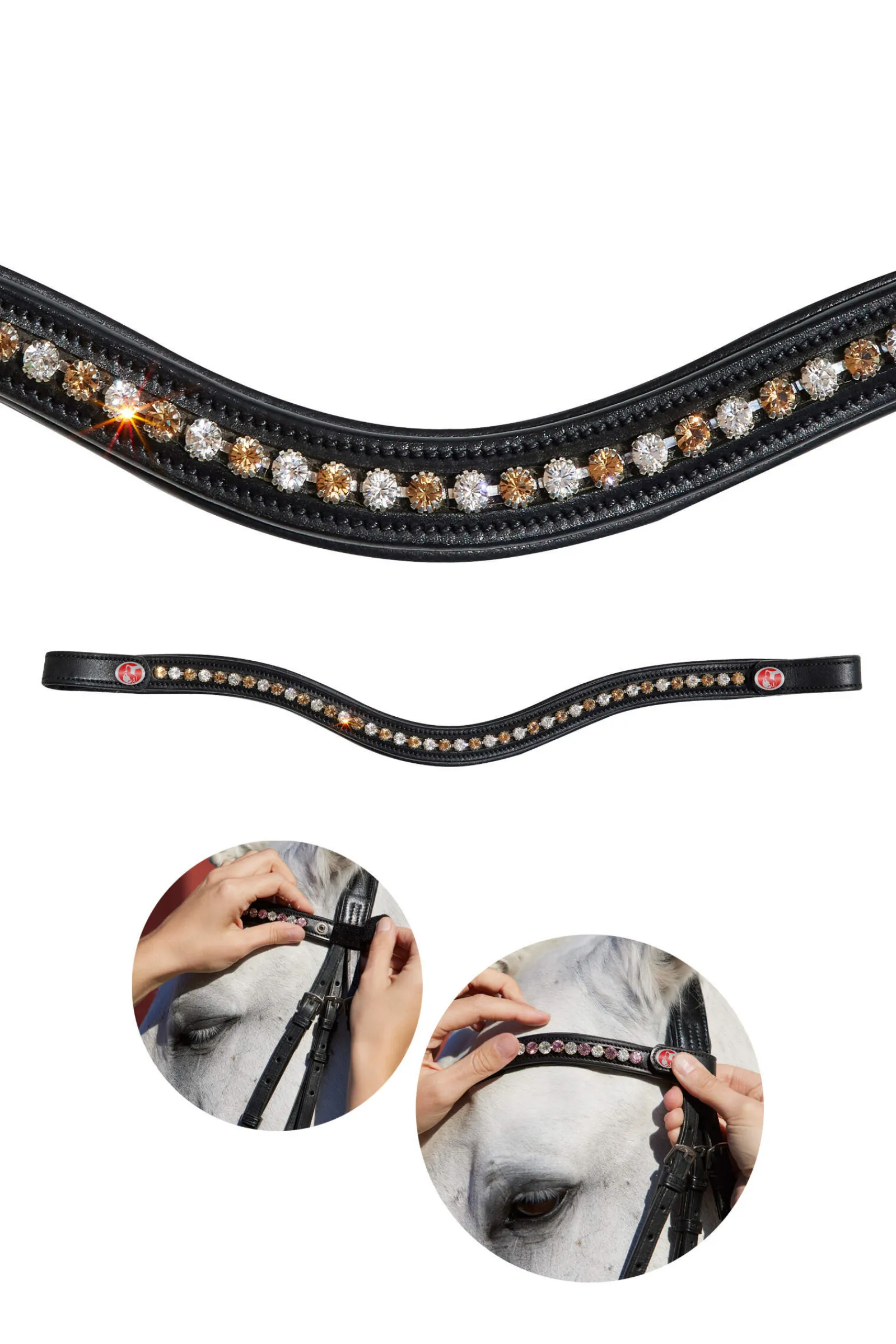Discount FlexiLoop® Crystal Browband Browbands