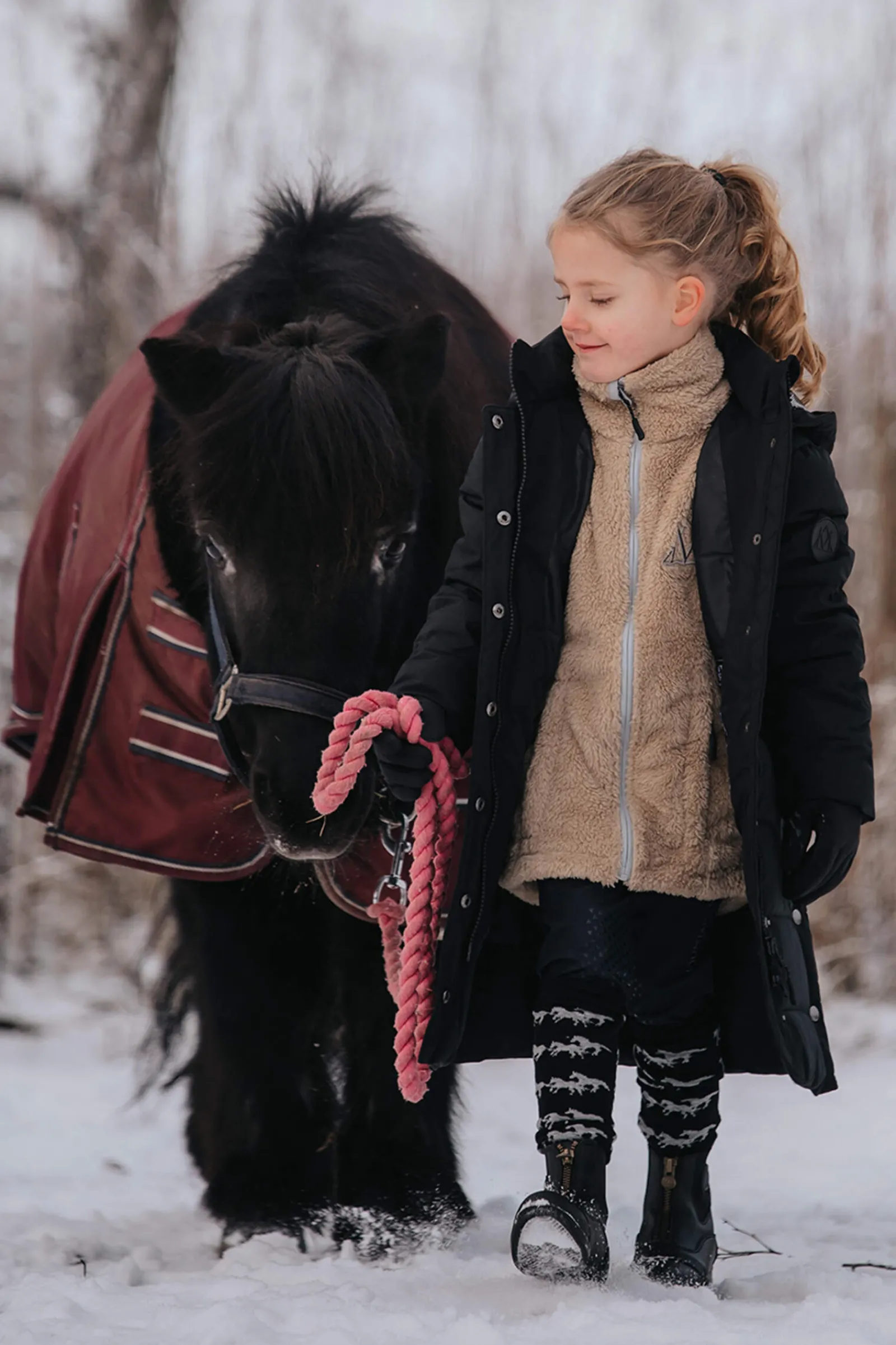 Outlet Mountain Horse Fuzzy Kids Kids Jumpers & Fleece Jackets