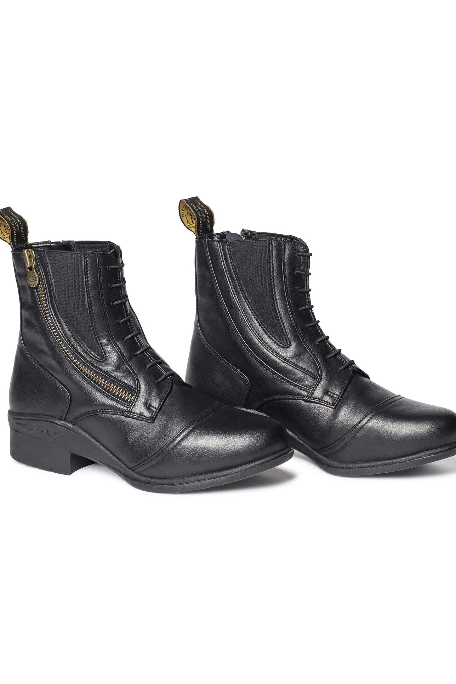 Outlet Mountain Horse Veganza Side Zip Paddock Boots Jodhpur Boots