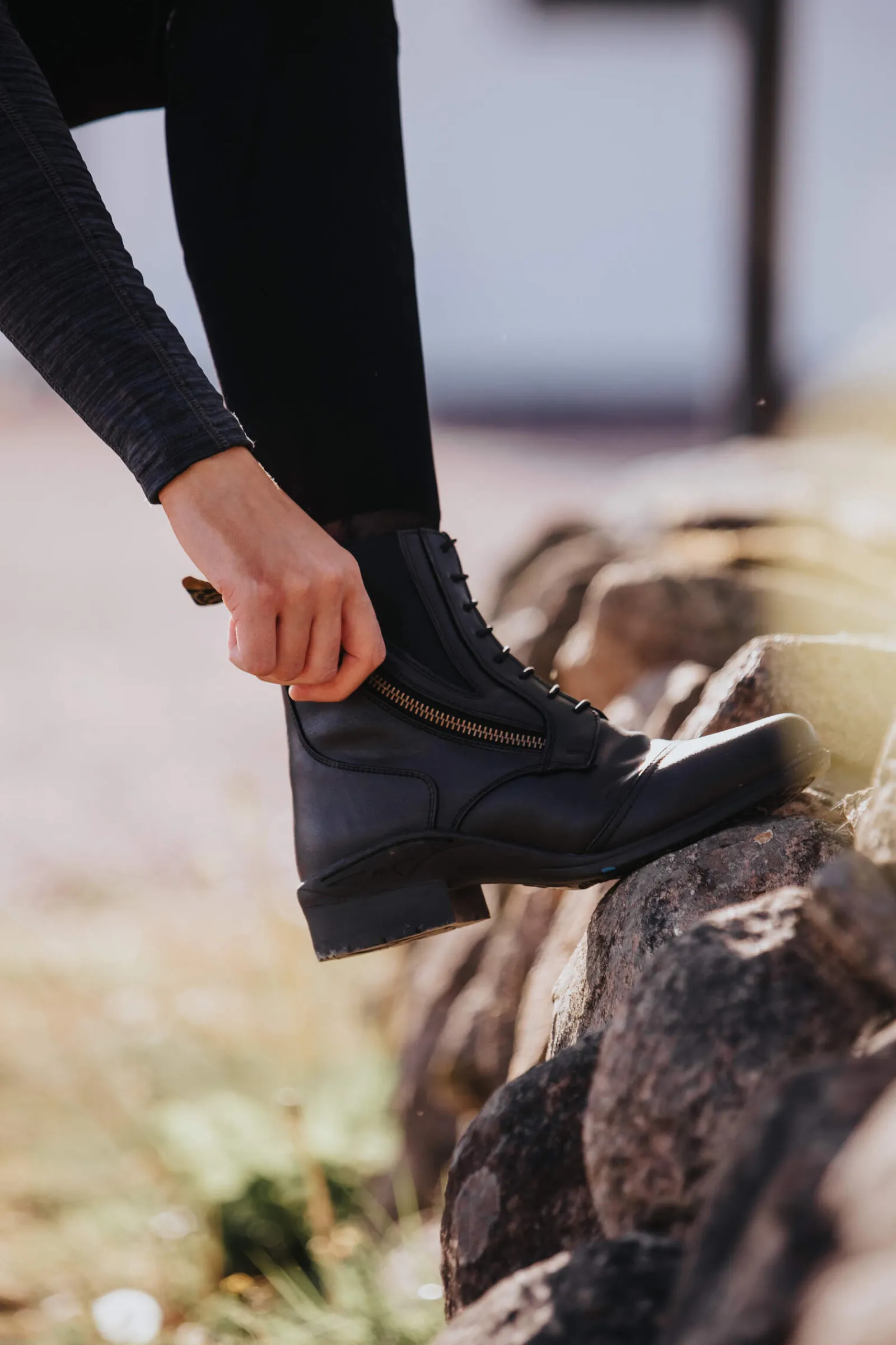 Clearance Mountain Horse Veganza Winter Side Zip Paddock Jodhpur Boots Jodhpur Boots