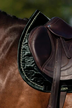 Hot PS of Sweden Saddle Pad Velvet Monogram Jump Pony Saddle Pads|All Purpose & Jumping Saddle Pads
