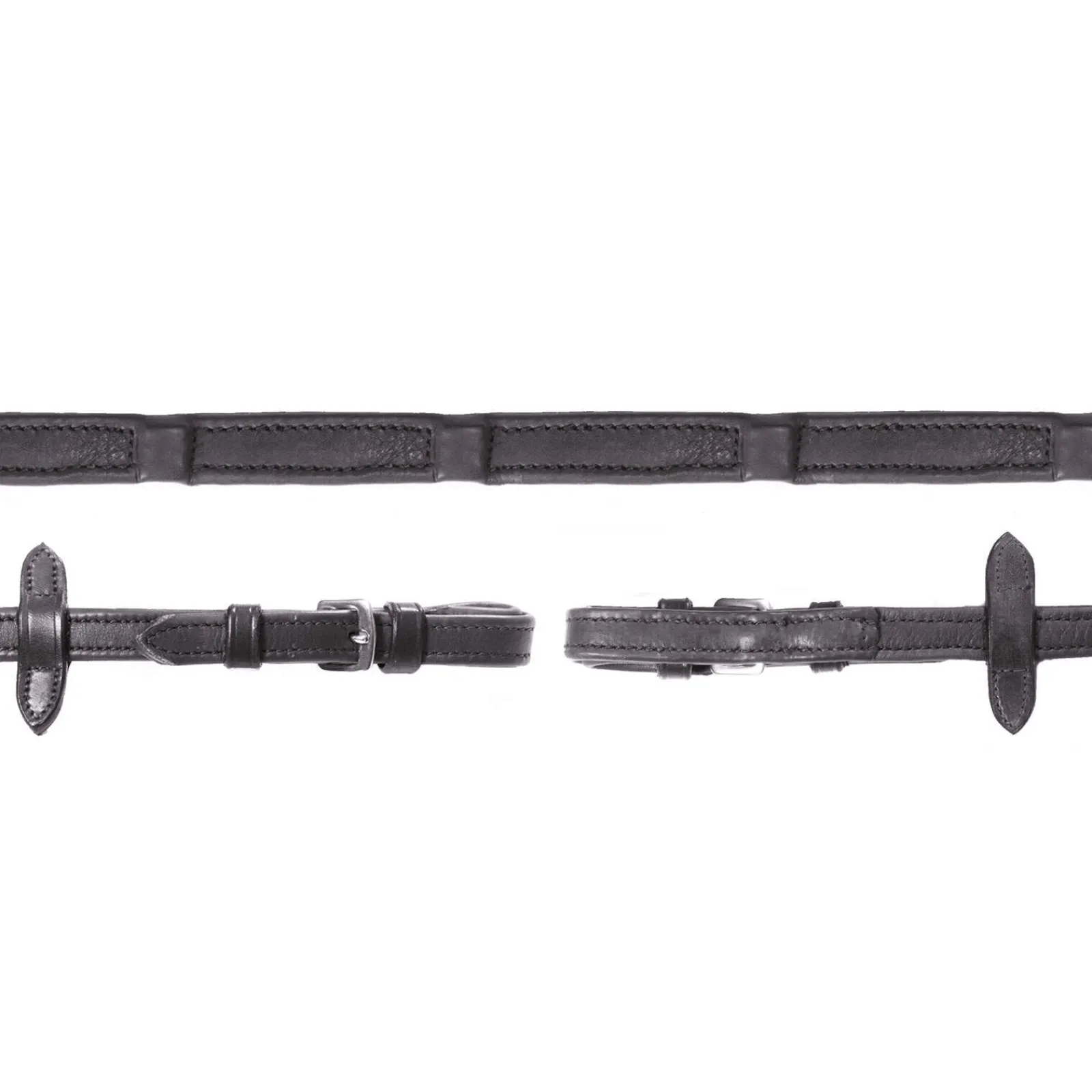 New Schockemöhle Sports Durasoft Leather Reins, nylon inlay Reins