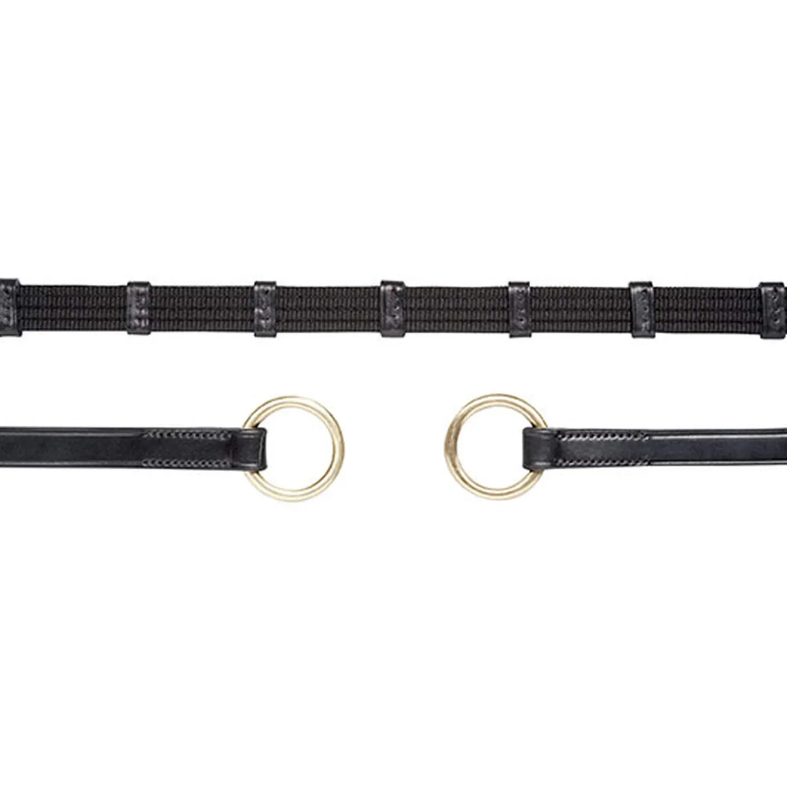 Online Schockemöhle Sports Reins double stop with ring, Reins Basic Reins