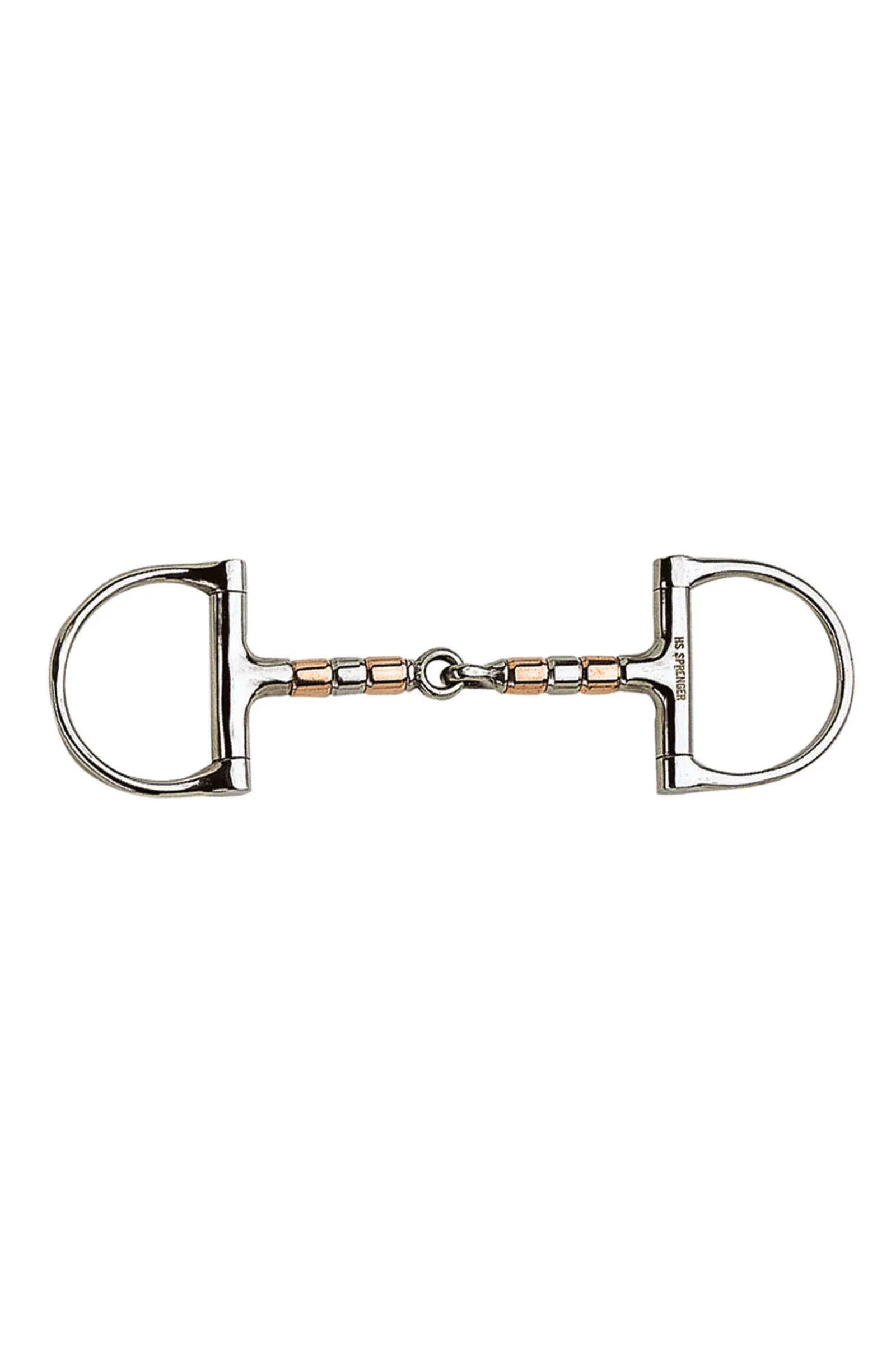 Online Copper bit, roller mouth D-ring Snaffle