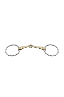 Outlet Dynamic RS Sensogan Single Jointed Loose Ring 14mm Loose Ring Snaffles