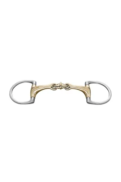 Fashion Dynamic RS WH Ultra Sensogan Double Jointed Eggbutt Snaffle 14mm Eggbutt Snaffles Bits