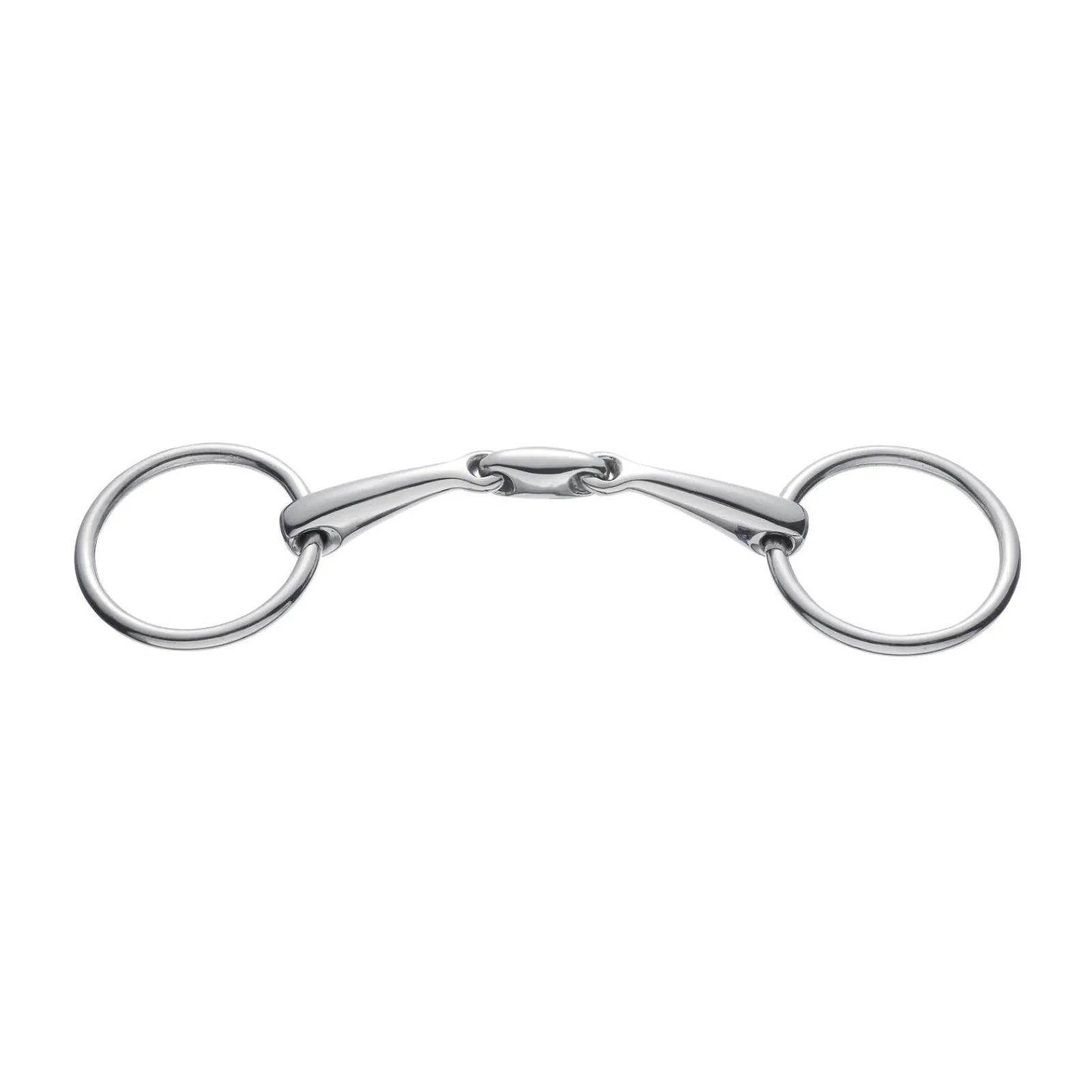 Sale Max-Control stainless steel bit, double jointed Loose Ring Snaffles