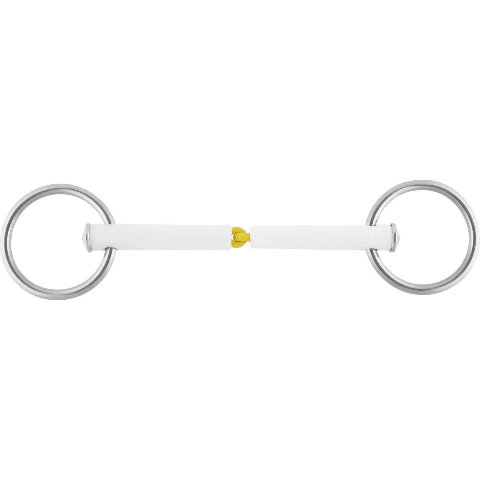 Clearance Nathe Bradoon 15mm Single Jointed (55mm ring) Bradoon Bits