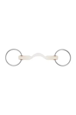 Online Nathe Mullen Mouth Bit 20mm Normal, w/ Port (70mm ring) Loose Ring Snaffles