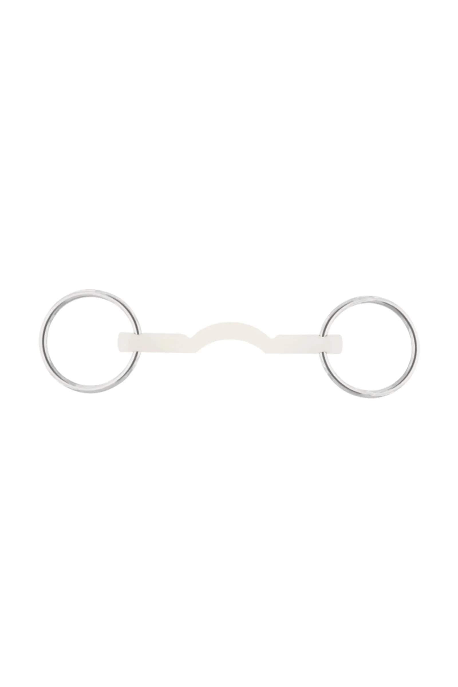 Outlet Nathe Mullen Mouth Bit 15mm Soft, w/ Port (70mm ring) Loose Ring Snaffles