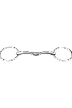 Sale Satinox Double Jointed Loose Ring Snaffle, 14mm Loose Ring Snaffles