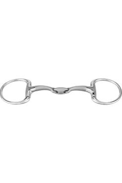 Best Satinox Double Jointed Eggbut Bit, 14mm Eggbutt Snaffles Bits