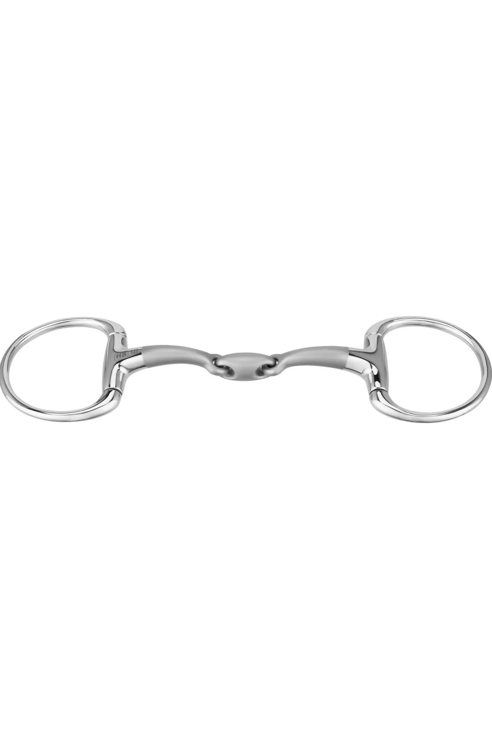Best Satinox Double Jointed Eggbut Bit, 14mm Eggbutt Snaffles Bits