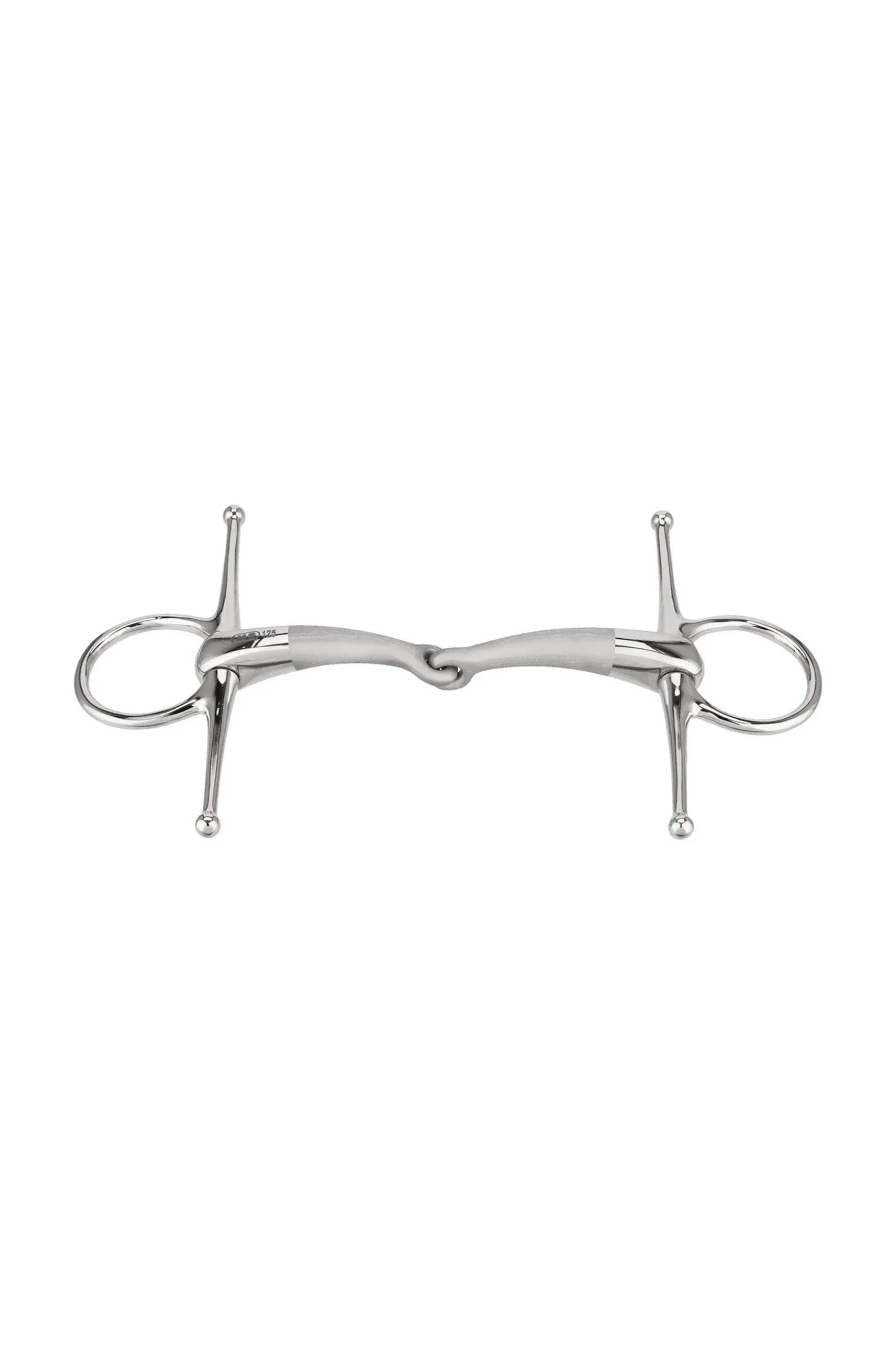 Best Satinox Full Cheek Snaffle 14mm Stainless Steel Single Jointed Full Cheek Snaffles
