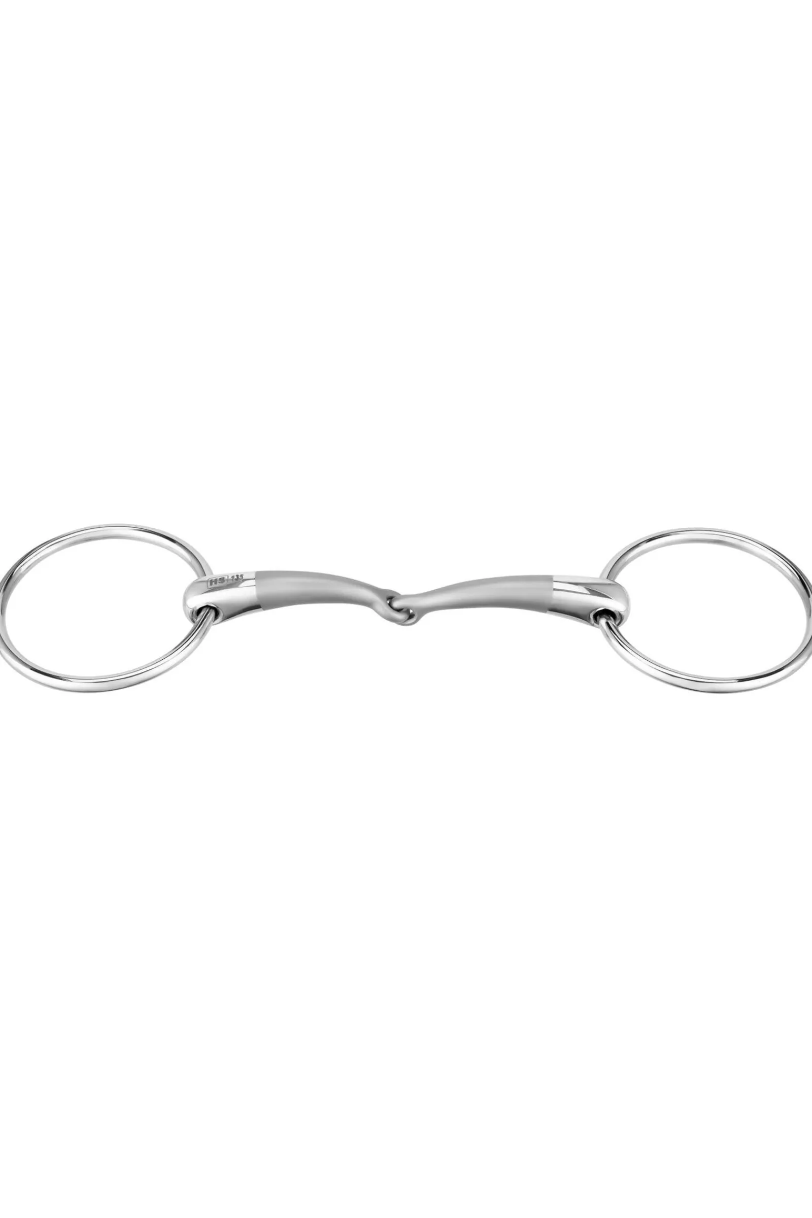 Hot Satinox Single Jointed Loose Ring Snaffle, 14mm Loose Ring Snaffles