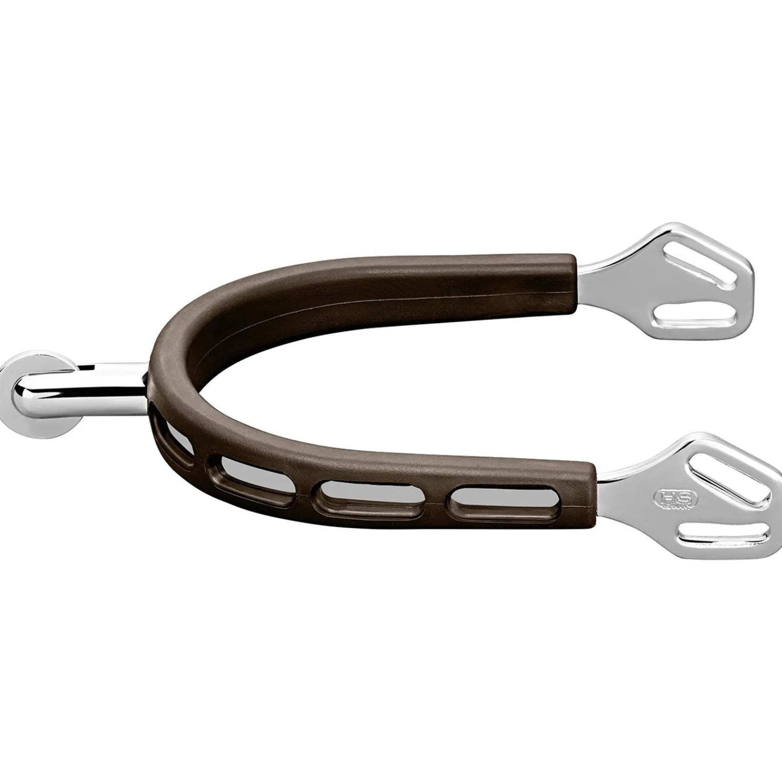 Fashion Spurs Ultra Fit Brown Grip, SS with Rowel #6 Spurs