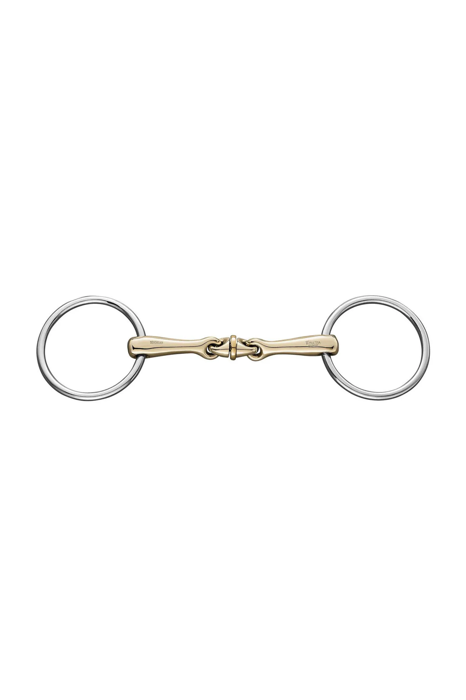 Fashion WH Ultra Sensogan Double Jointed Loose Ring Snaffle 14mm Loose Ring Snaffles