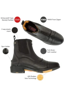 Outlet Suedwind Footwear Advanced II FZ Soft Jodhpur Boots, Front Zip Jodhpur Boots