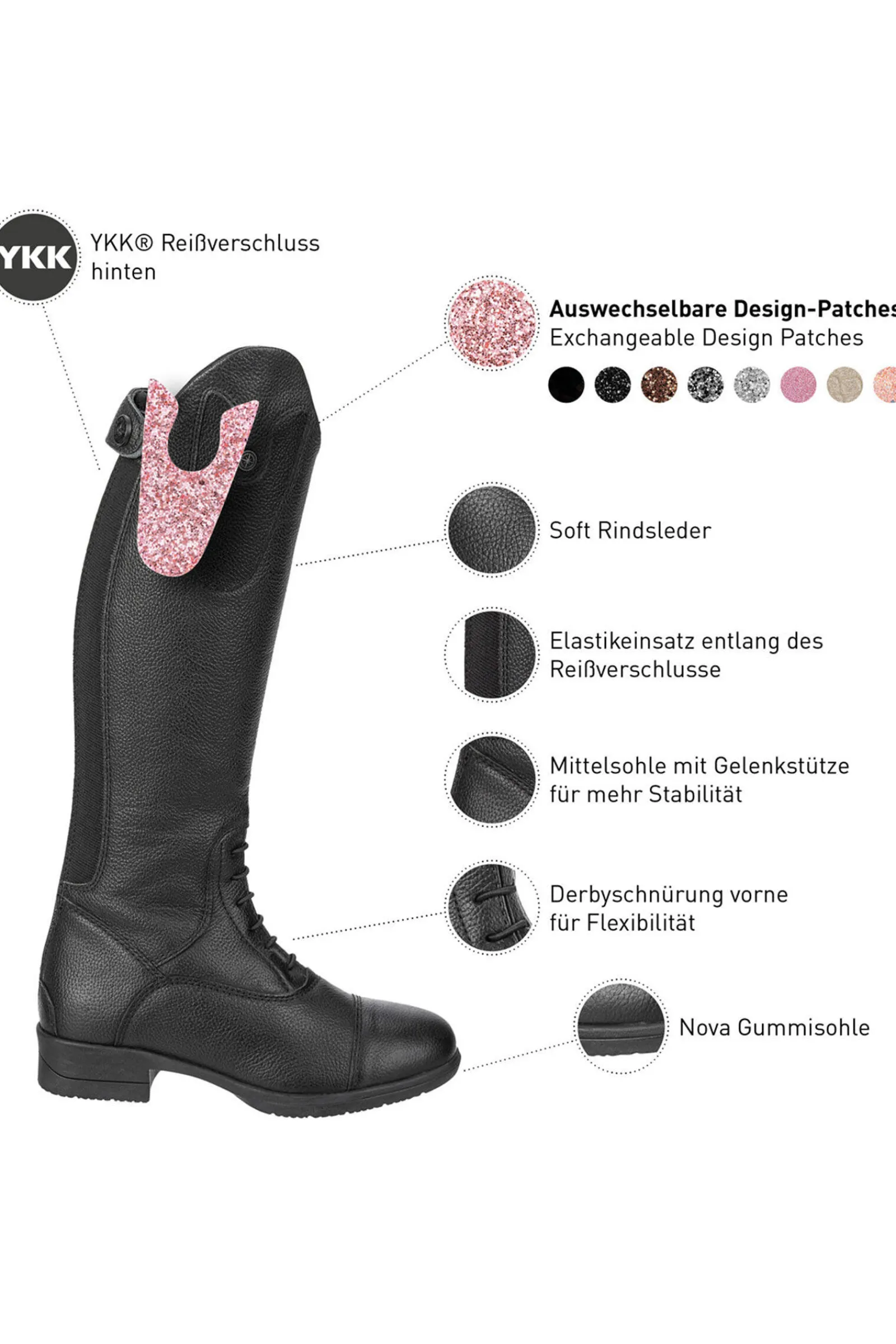 Online Suedwind Footwear Nova Kids Fun Leather Convertible, Children Kids Kids Riding Boots|Kids' Riding Boots
