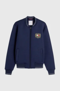 Clearance Tommy Hilfiger Equestrian Crest Bomber Sport Jacket Women Coats & Jackets
