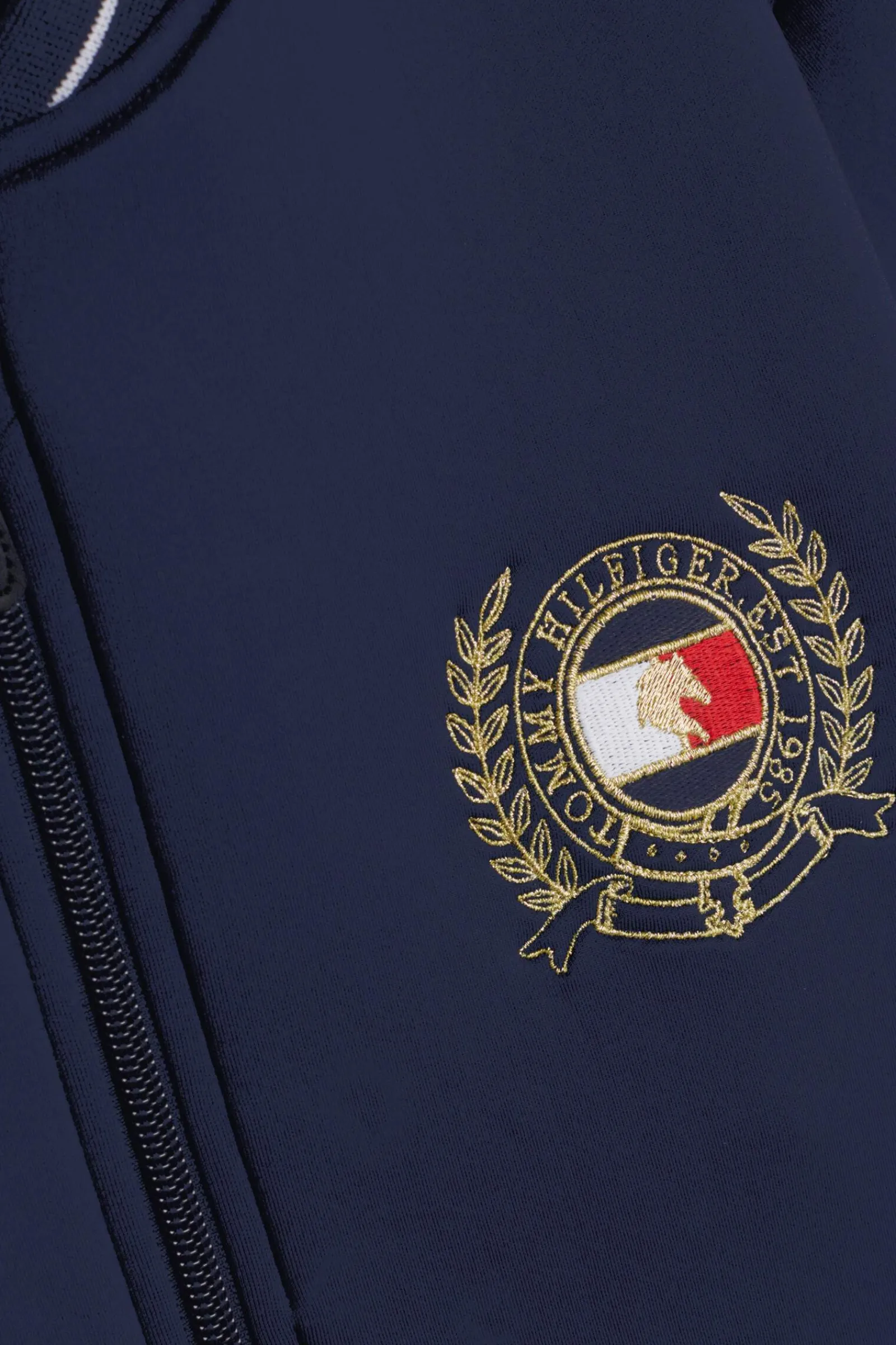Clearance Tommy Hilfiger Equestrian Crest Bomber Sport Jacket Women Coats & Jackets