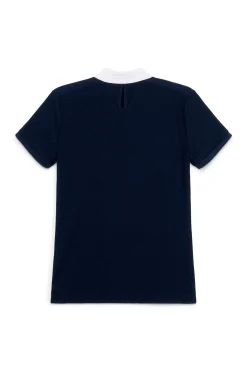 Hot Tommy Hilfiger Equestrian Chelsea Cooling Short Sleeve Logo Show Shirt Women Show Clothing|Tops & T-shirts