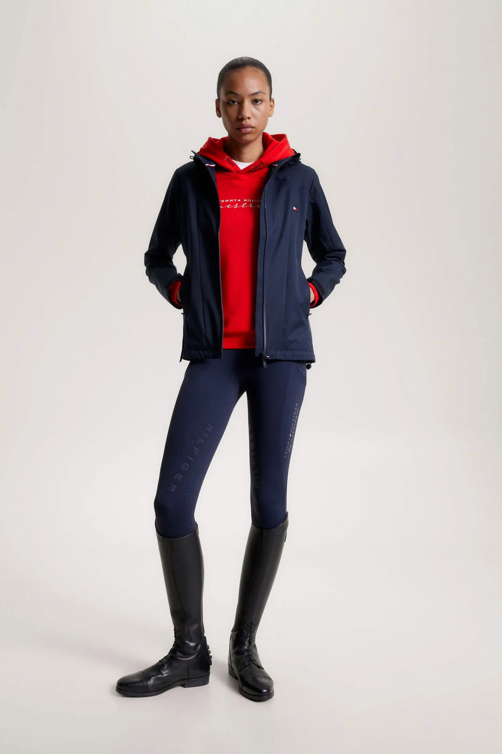 Clearance Tommy Hilfiger Equestrian Barcelona Fitted Rain Jacket Women Rain Clothing|Coats & Jackets