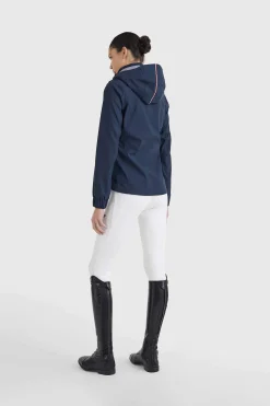 New Tommy Hilfiger Equestrian Unicolor Women Women Rain Clothing|Coats & Jackets