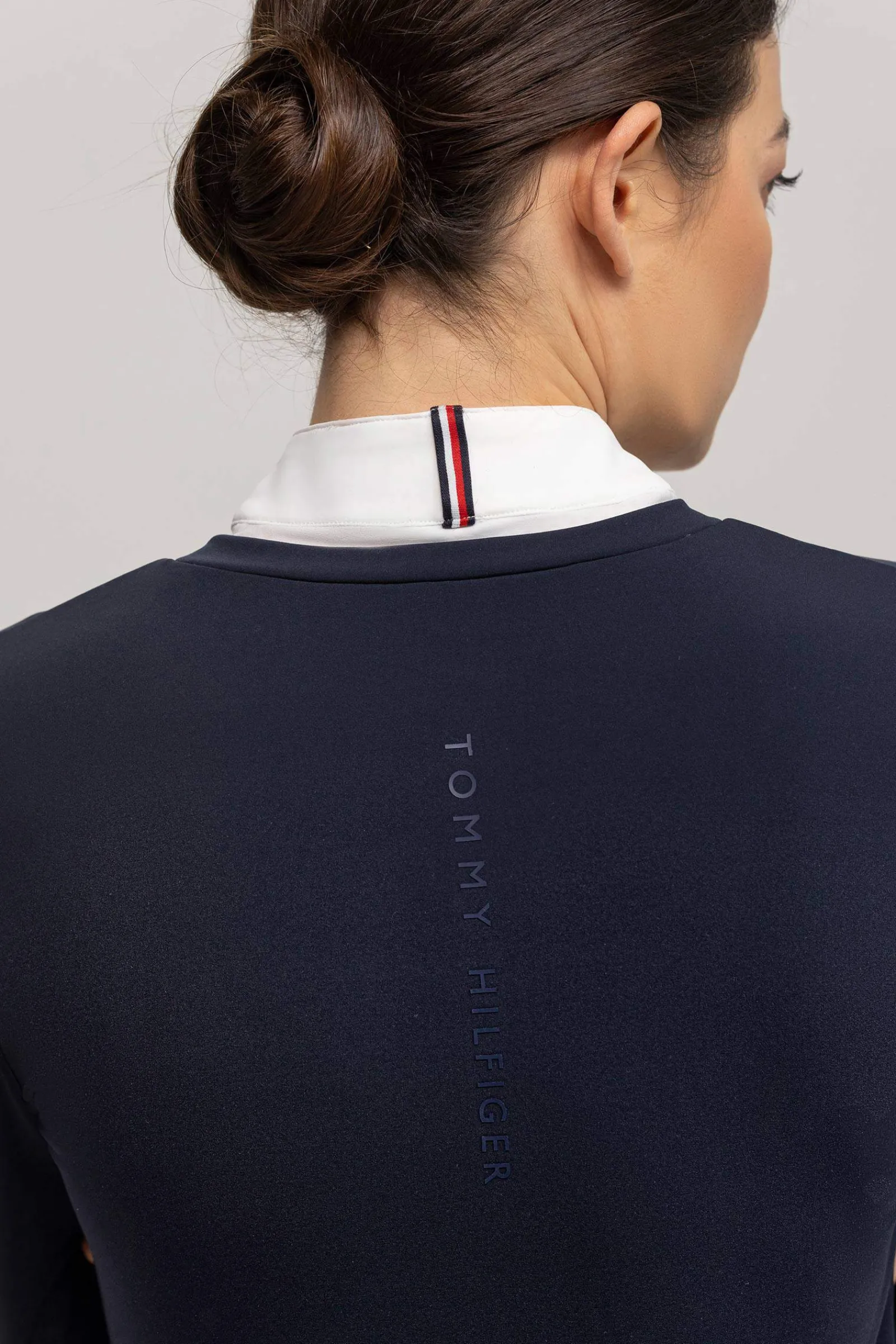 Hot Tommy Hilfiger Equestrian Montana Women´s 2-in-1 Show Shirt Women Show Clothing|Tops & T-shirts