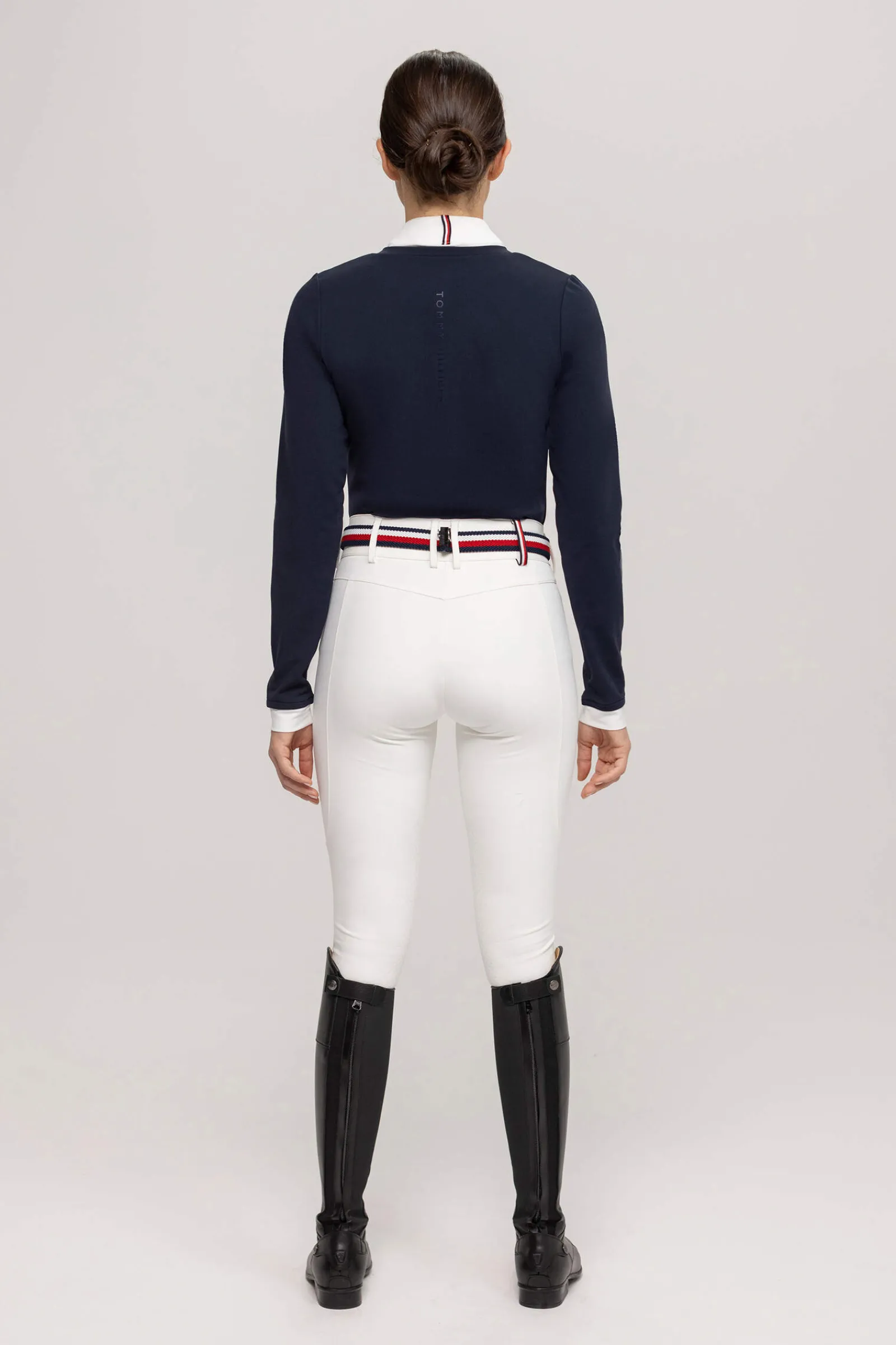 Hot Tommy Hilfiger Equestrian Montana Women´s 2-in-1 Show Shirt Women Show Clothing|Tops & T-shirts