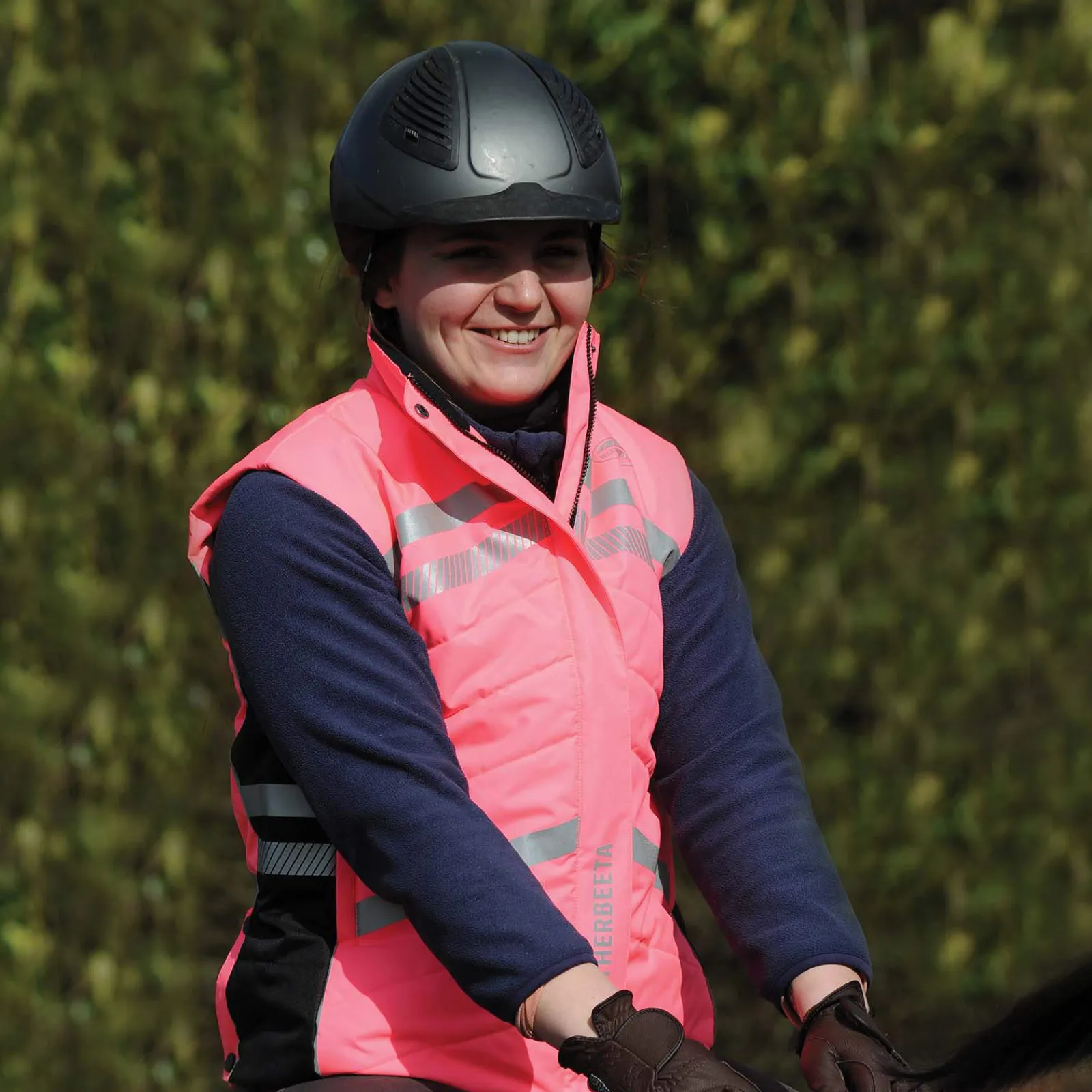 Hot Adult Reflective Quilted Gilet Hi Viz Riding Wear|Hi Viz Riding Wear