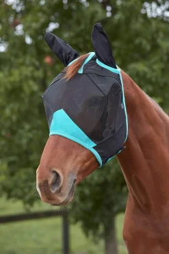 Fashion Comfitec Deluxe Fine Mesh Mask with Ears Fly Masks & Fringes|Fly Masks & Fringes