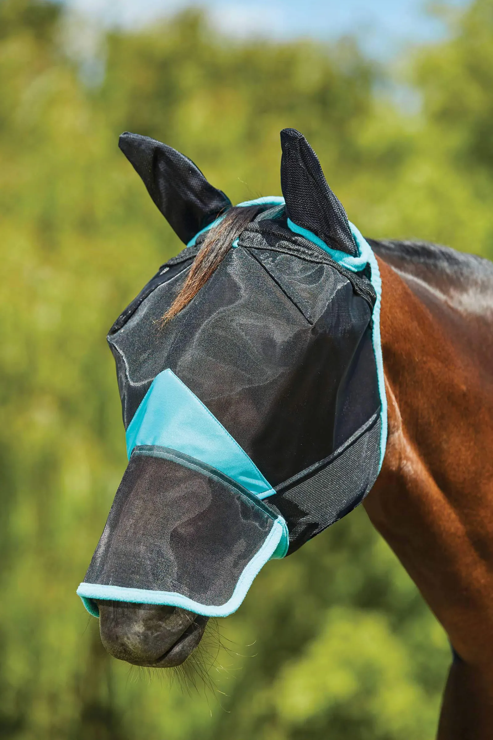 Best Comfitec Deluxe Fine Mesh Mask with Ears & Nose Fly Masks & Fringes|Fly Masks & Fringes