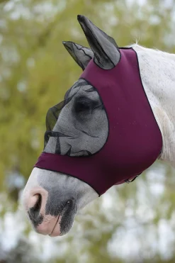 Fashion Deluxe  Stretch Bug Eye Saver with Ears Fly Masks & Fringes|Fly Masks & Fringes